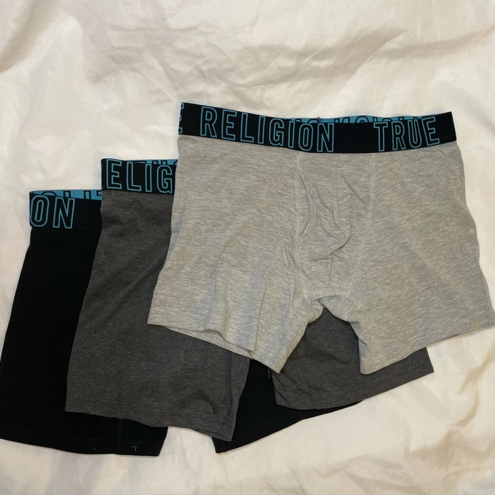 NWOT True Religion sz L Cotton Blend Boxer Brief Underwear